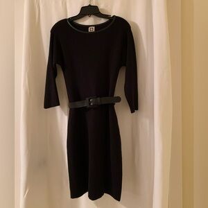 Cozy Knit Anne Klein belted dress